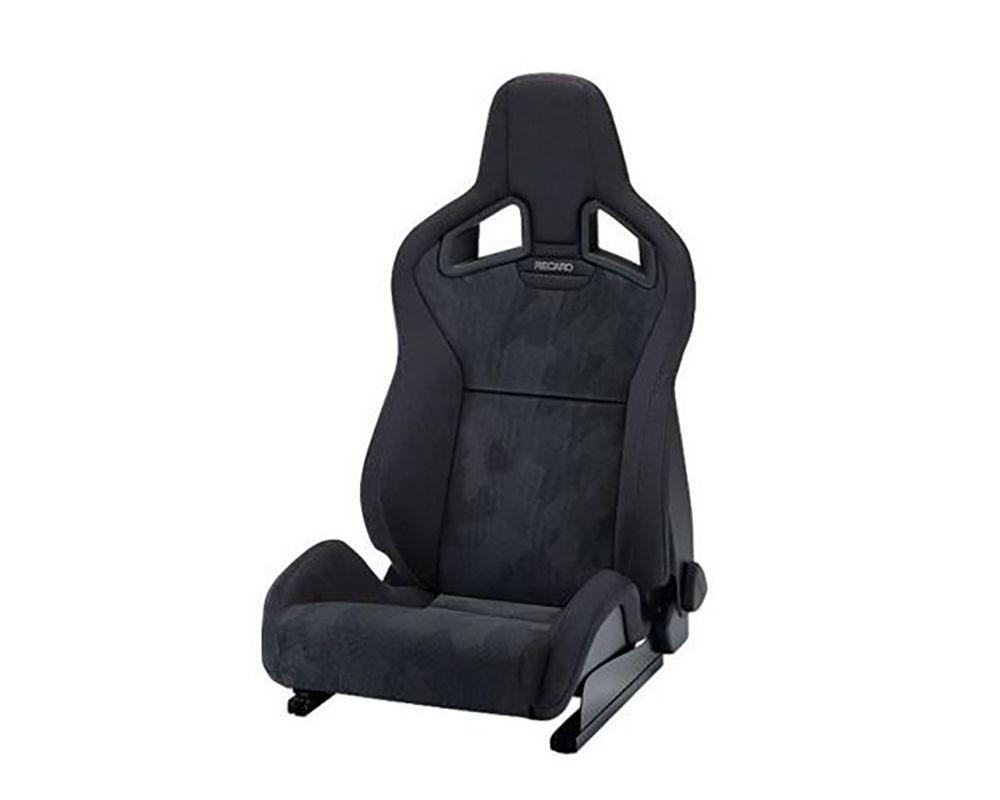 Recaro Cross Sportster CS Driver Seat - Black Vinyl/Black Suede (Silver Logo)