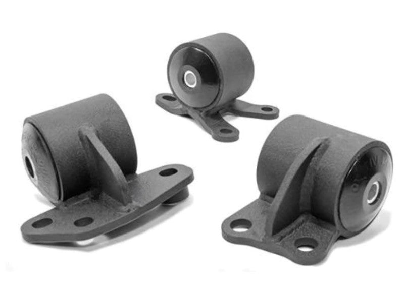 Innovative 92-95 Civic B/D Series Black Steel Mounts 95A Bushings (2 Bolt)