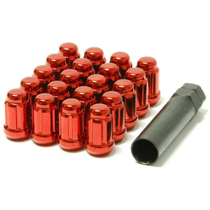 Wheel Mate Muteki Closed End Lug Nuts - Red 12x1.25