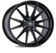 Vossen HFX-2 22x9.5 / 6x139.7 / ET20 / Deep Face / 106.1 - Satin Black Wheel