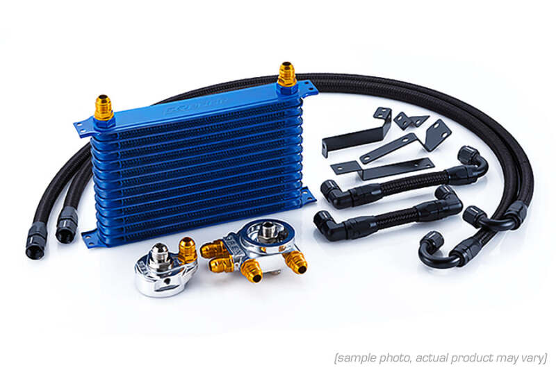 GReddy 95-98 Nissan Skyline 13 Row Oil Cooler Kit w/ Relocation