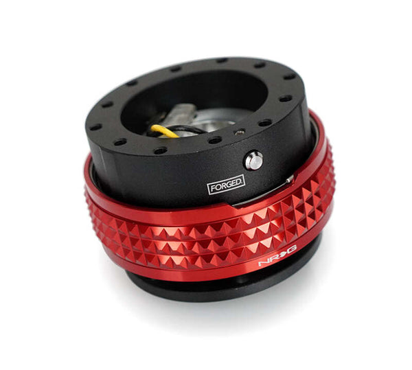 NRG Quick Release Kit - Pyramid Edition - Black Body / Red Pyramid Ring