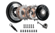 DKM Clutch VW/Audi 2.0L TSI (8 Bolt) Ceramic Twin Disc MR Clutch w/Flywheel (650 ft/lbs Torque)