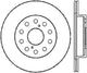 StopTech Sport Slotted 91-95 Toyota MR2 Cryo Rear Right Rotor