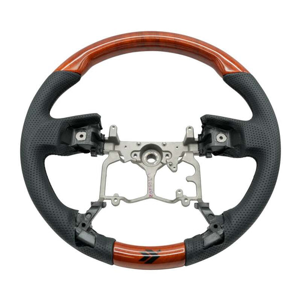 NRG 12-23 Toyota Tacoma OEM Plus Steering Wheel - Koa Wood Finish