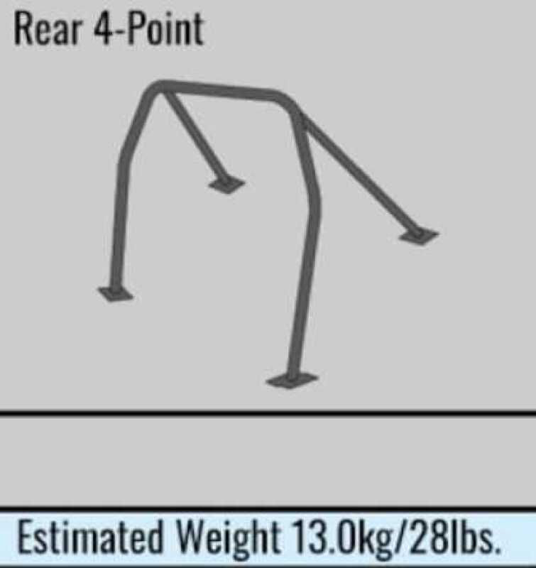 Cusco Chromoly Roll Cage 4 Point 2 Passenger 2015 Subaru WRX / STI (S/O / No Cancel)