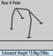 Cusco Roll Cage 4pt Safety21 Nissan 180SX (S/O / No Cancel)