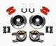 Wilwood D154 P/S P-B Kit Drilled-Red Mopar/Dana 2.36in Off w/Snap Ring Bearing