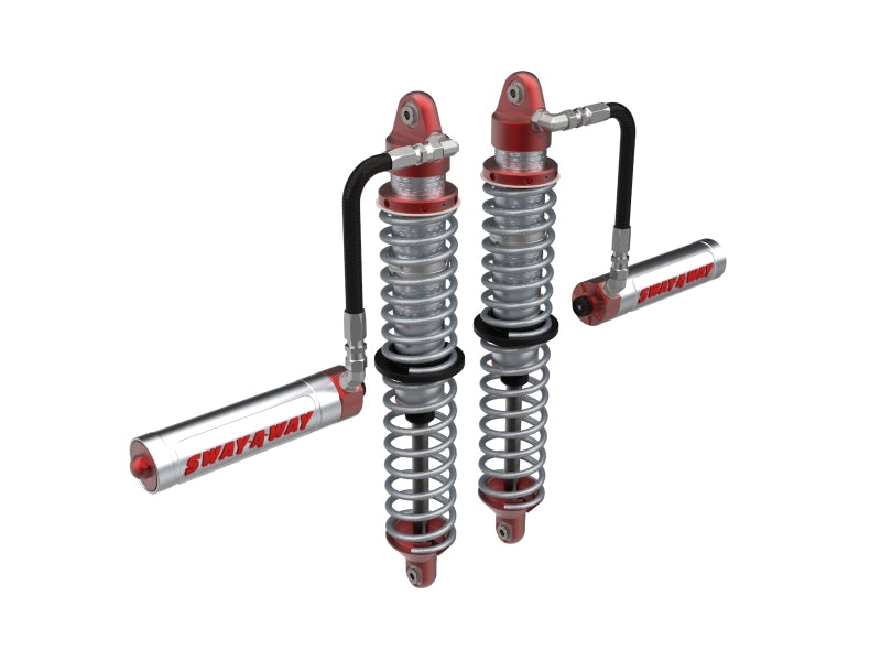 aFe 17-19 Polaris RZR 925/1000cc Sway-A-Way 2.5 Front Coilover Kit w/ Remote Reservoirs and Comp Adj