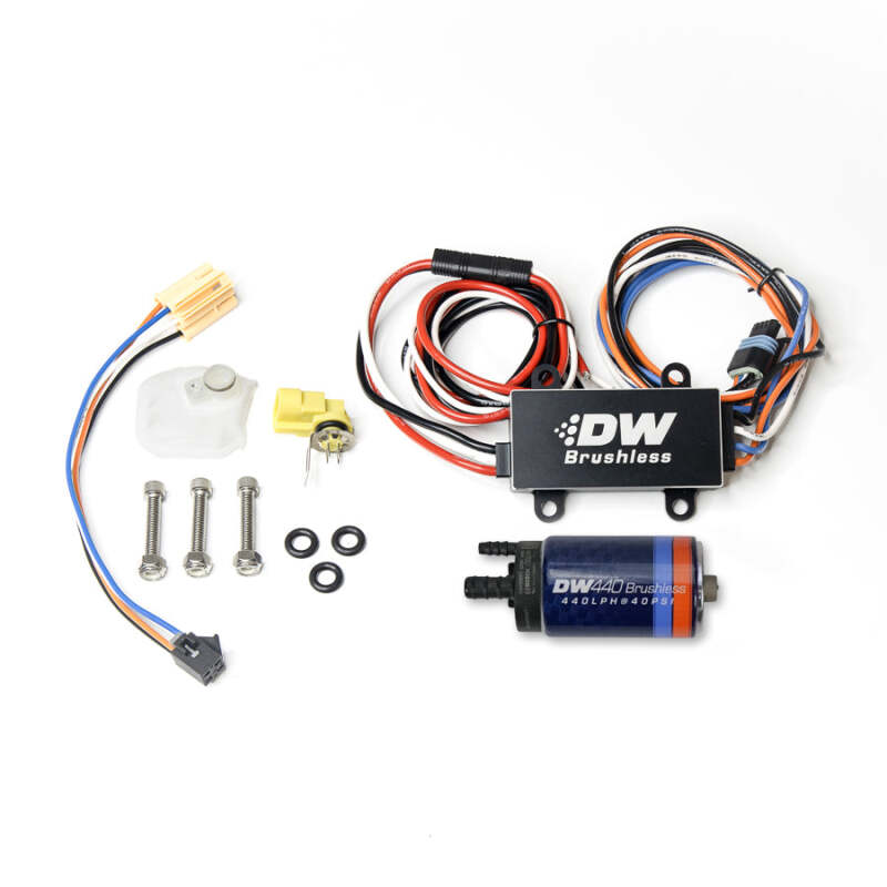 DeatschWerks 14-19 Ford Fiesta ST 440lph InTank Brushless Fuel Pump w/9-0912 Instl kit/C102 Contrllr