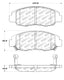 StopTech Street Touring 98-02 Honda Accord Coupe/Sedan Front Brake Pads