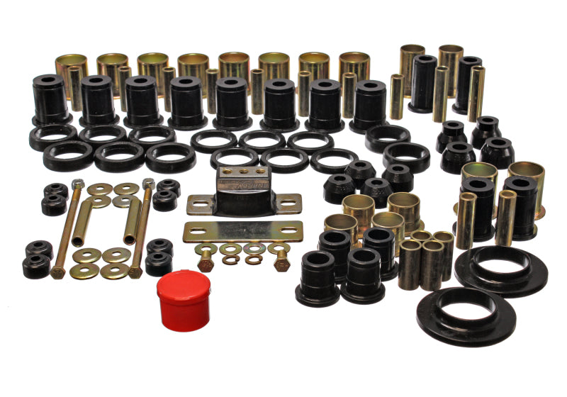 Energy Suspension 78-87 Oldsmobile Cutlass/442/F-85/Europa Black Hyper-flex Master Bushing Set