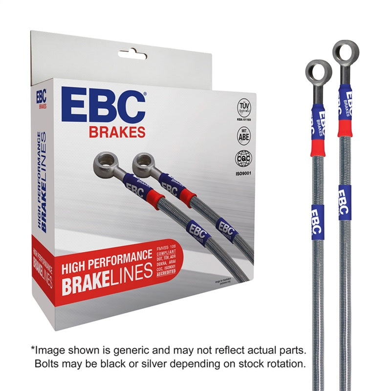 EBC 02-07 Jeep Liberty 2.4L Stainless Steel Brake Line Kit