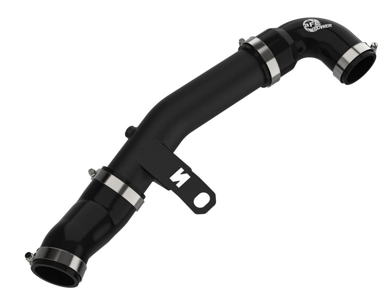 aFe 2024+ Jeep Wrangler JL L4-2.0L (t) BladeRunner 2-1/2in Aluminum Hot Charge Pipe - Black