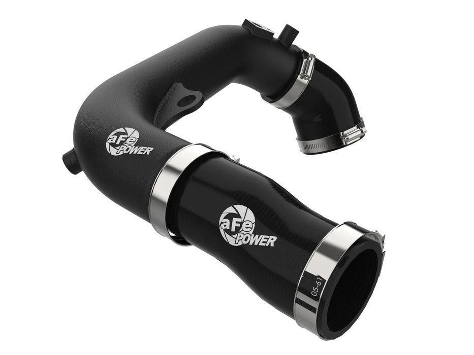 aFe 2024+ Jeep Wrangler JL L4-2.0L (t) BladeRunner 2-1/2in Aluminum Hot Charge Pipe - Black