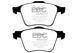 EBC 11+ Volvo S60 2.5 Turbo T5 (315mm Front Rotors) Greenstuff Front Brake Pads