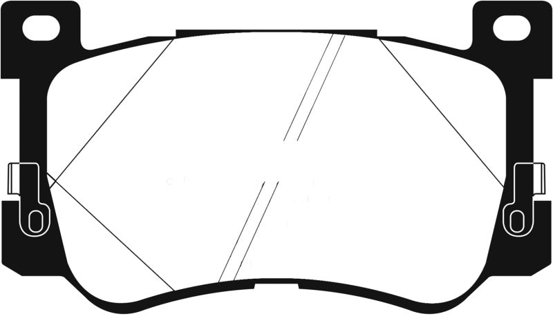 EBC 2017+ Genesis G90 5.0L Greenstuff Front Brake Pads