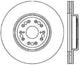 StopTech Sport Slotted (CRYO) 95-00 Lexus LS Front Left Rotor