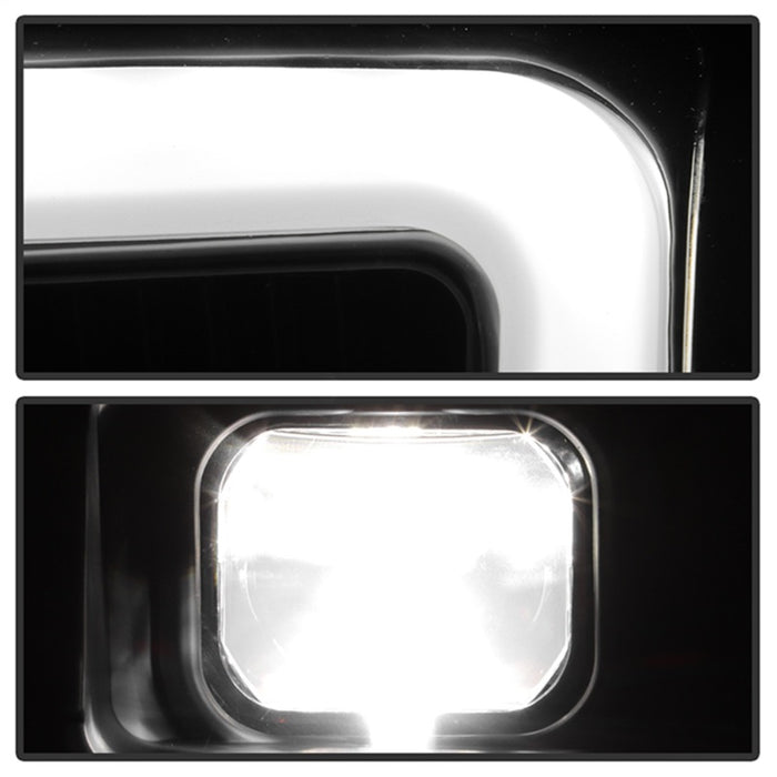 Spyder 07-14 GMC Yukon High-Power LED Headlights - Black (PRO-YD-GY07V2PL-BK)