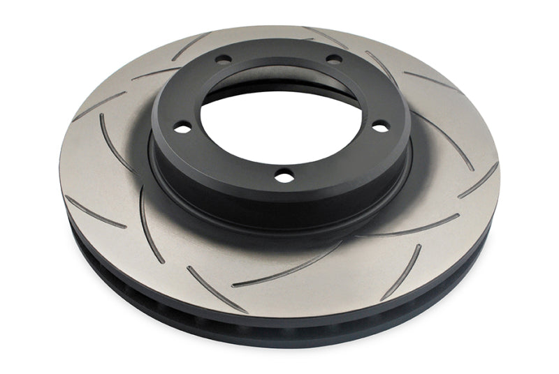 DBA 98-06 Toyota 70 Landcruiser (Reverse Mount) 4X4 Survival T2 Slotted Front Brake Rotor