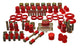 Energy Suspension 66-72 Oldsmobile Cutlass/442/F-85/Europa Red Hyper-flex Master Bushing Set