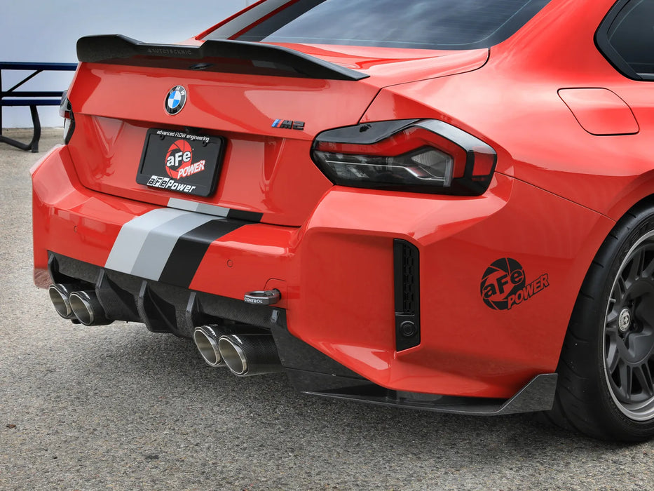 aFe 23-25 BMW M2 L6-3.0L (G87) MACH Force-Xp Cat-Back Exhaust w/ Carbon Fiber Tip