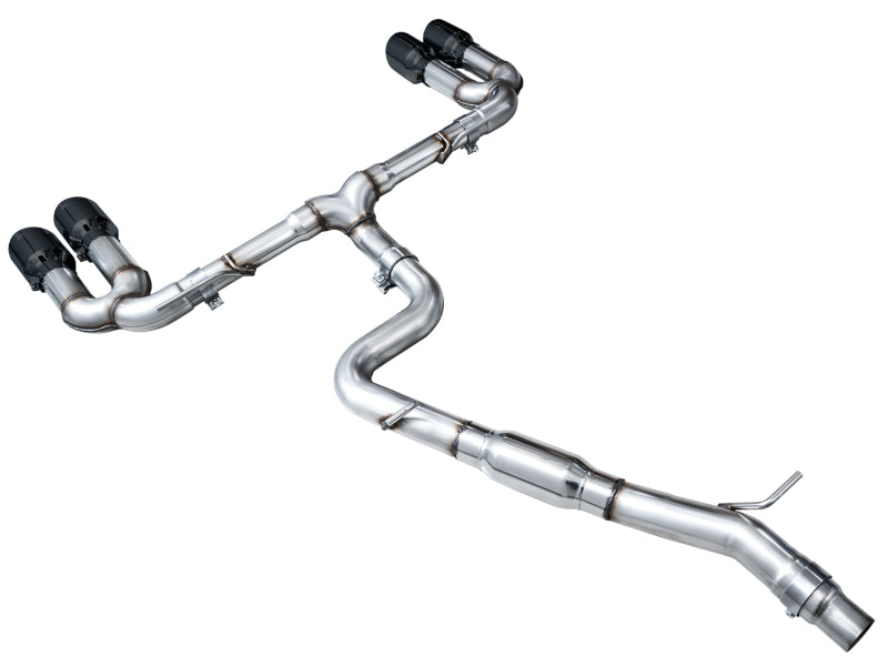 AWE 22-24 Audi 8Y S3 Track Edition Exhaust  - Diamond Black Tips