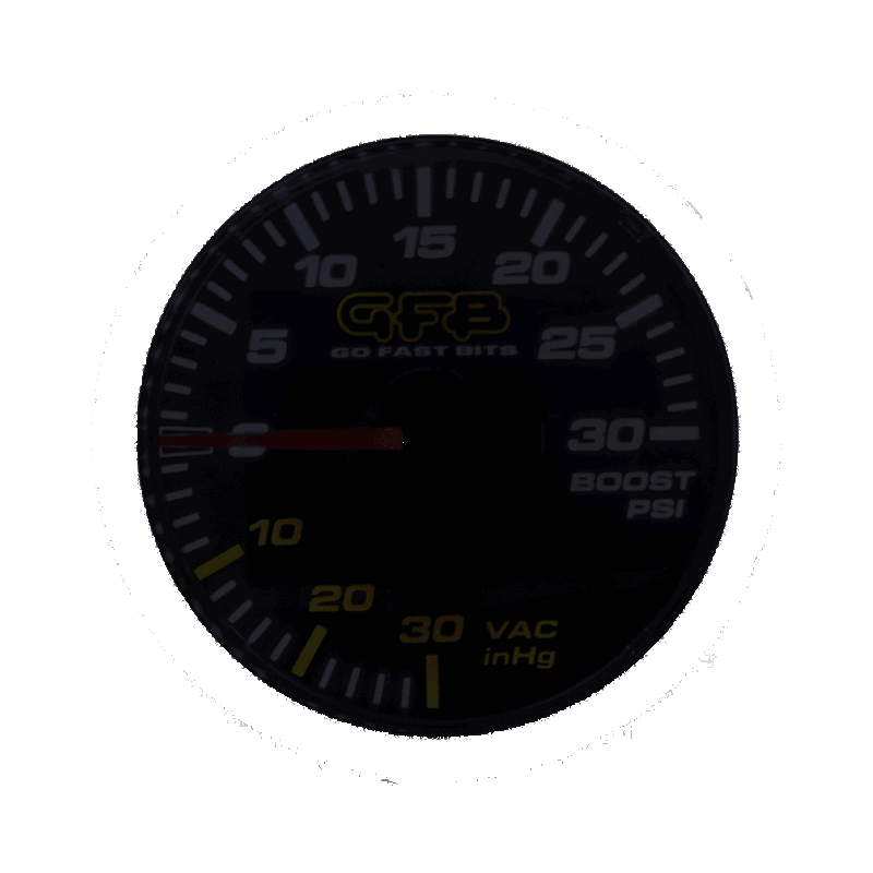 GFB 52mm Boost Gauge 30psi