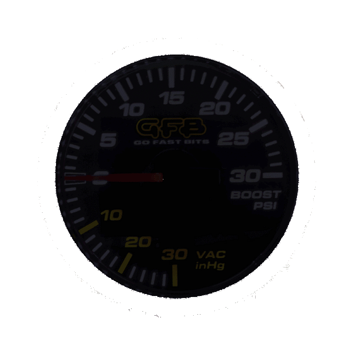 GFB 52mm Boost Gauge 30psi