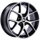 BBS SR 18x8 5x120 ET44 Satin Black Diamond Cut Face Wheel -82mm PFS/Clip Required
