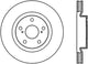 StopTech Power Slot 07-13 Lexus ES250/300/330/350 / 11-13 Scion tC Slotted Left Fr CRYO-STOP Rotor