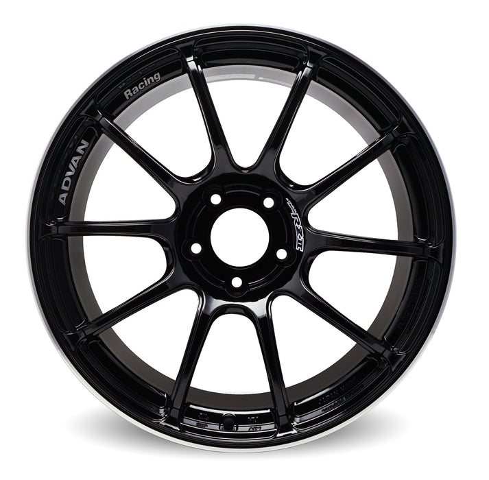 Advan RZII 18x8.0 +44 5-114.3 Racing Gloss Black Wheel