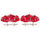 Power Stop 06-13 Chevrolet Corvette Rear Red Calipers - Pair