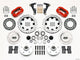 Wilwood Forged Dynalite Front Kit 11.75in Drilled Red 40-52 Oldsmobile