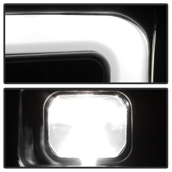 Spyder 07-14 GMC Yukon High-Power LED Headlights - Black (PRO-YD-GY07V2PL-BK)