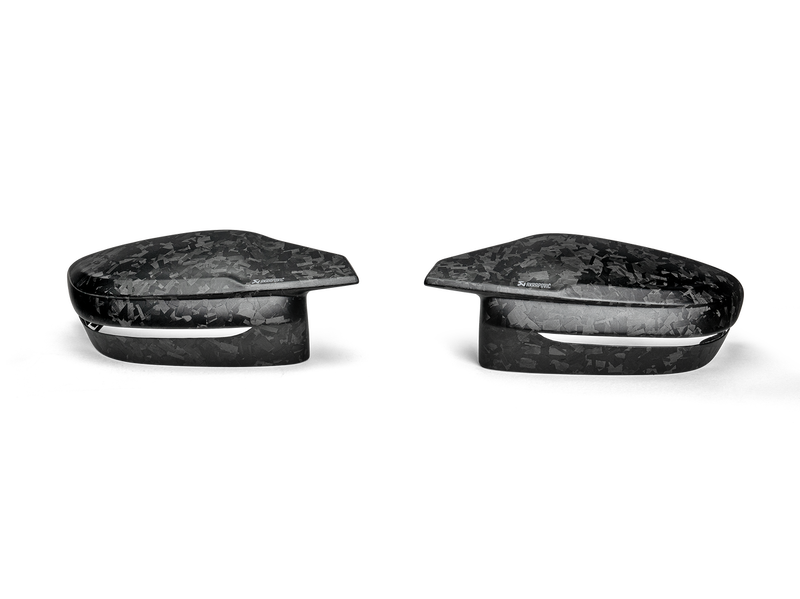 Akrapovic BMW M2 Coupe (G87) Chopped Carbon Fiber Mirror Cap Set - Matte