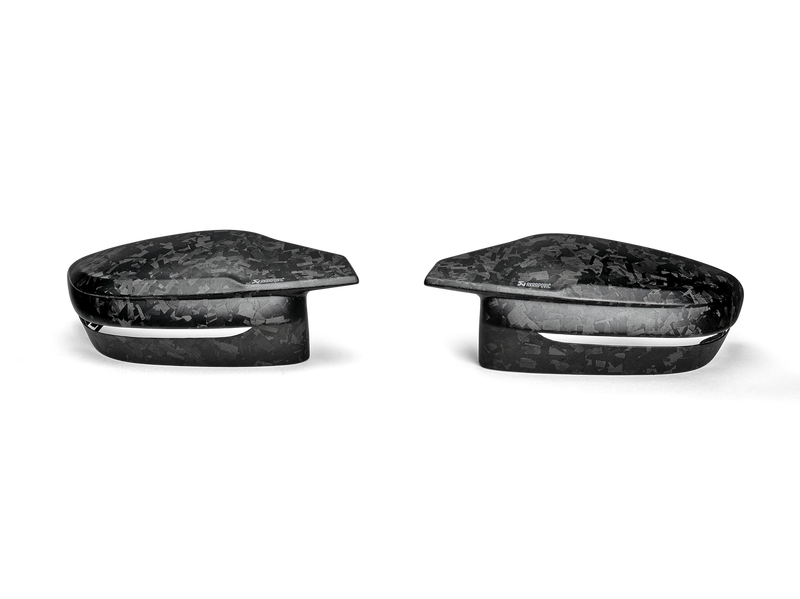 Akrapovic BMW M2 Coupe (G87) Chopped Carbon Fiber Mirror Cap Set - Matte