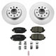Power Stop 16-18 Fiat 500X Rear Z17 Evolution Geomet Coated Brake Kit