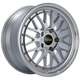 BBS LM 18x8 5x114.3 ET40 Diamond Silver Center Diamond Cut Lip Wheel - 82mm PFS/Clip Required