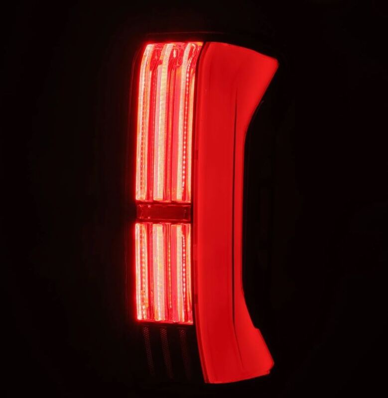 AlphaRex 22-24 Toyota Tundra NOVA-Series Prismatic LED Tail Lights - Black/Red