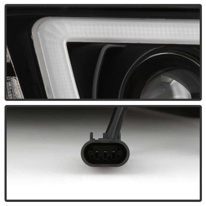 Spyder 08-19 Peterbilt 325 Passenger Side Projector Headlights - Black (PRO-YD-PB38600-R-BK)