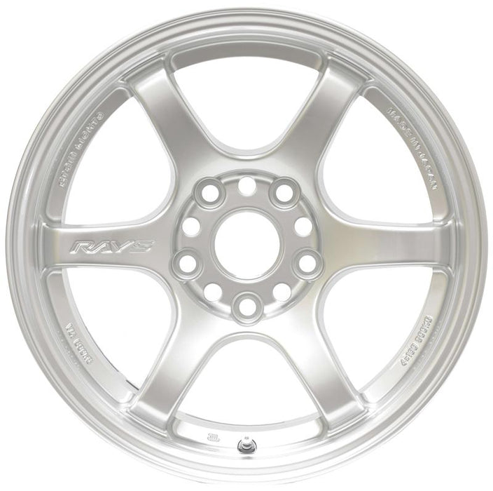 Gram Lights 57DR 15x8.0 +35 4x100 Sunlight Silver Wheel