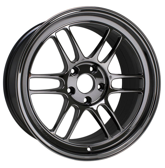 Enkei Helix 18x9.5in / 5x120 BP / 45mm Offset / 72.6mm Bore - Gloss Black Wheel