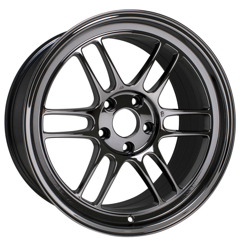 Enkei Quasar 18x8in / 5x114.3 BP / 35mm Offset / 72.6mm Bore - Gloss Gunmetal Wheel