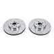 Power Stop 11-18 BMW X5 Front Evolution Drilled & Slotted Rotors - Pair