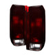 xTune Ford Bronco F150 F250 F350 F450 92-96 OE Style Tail Lights Red Smoked ALT-JH-FB92-OE-RSM