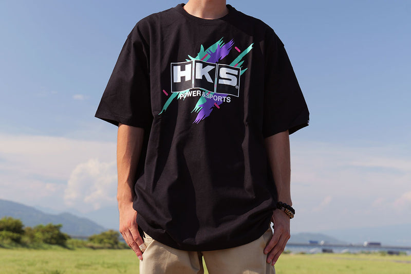 HKS T-SHIRT SUPER RACING v2 BLACK XXL