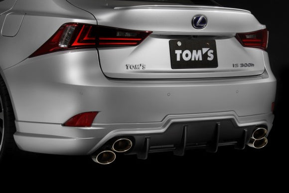 TOM'S Racing- Rear Bumper Garnish for 2019+ Lexus UX (UX200 & UX250h)- [FRP- Painted Matte Black]