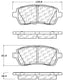 StopTech Performance 11-13 Ford Fiesta Front Brake Pads