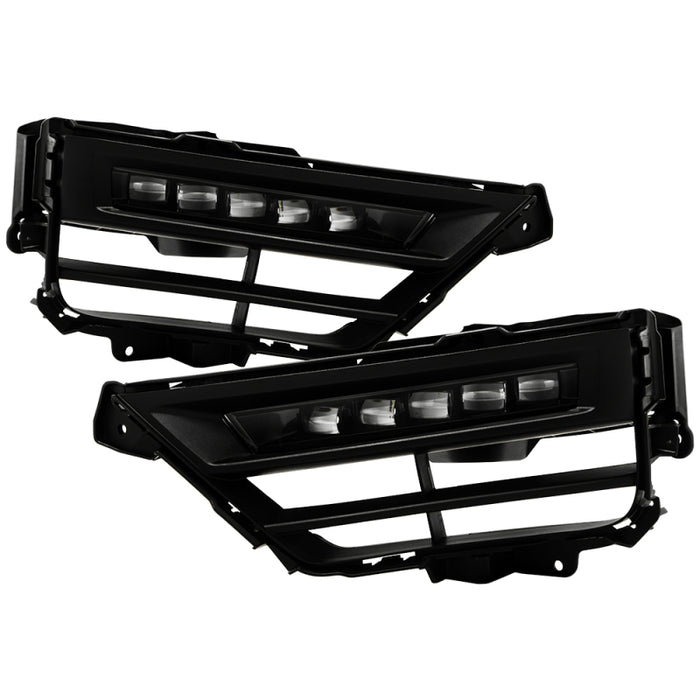 Spyder 20-22 Honda CRV Hybrid OEM Full LED Fog Lights w/Switch - Clear (FL-HCRV20-HY-LED-C)